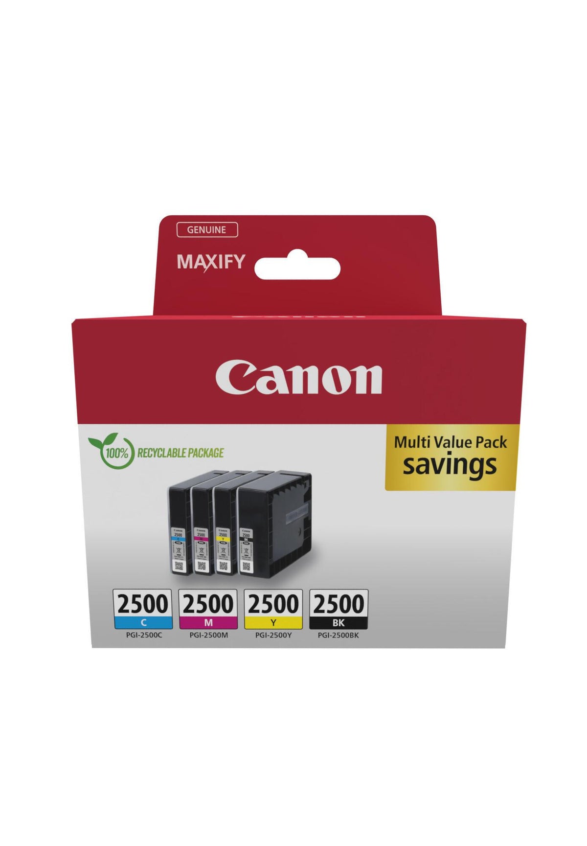Canon Ink PGI-2500 / 9290B006 BK,C,M,e Standard - imagem 2
