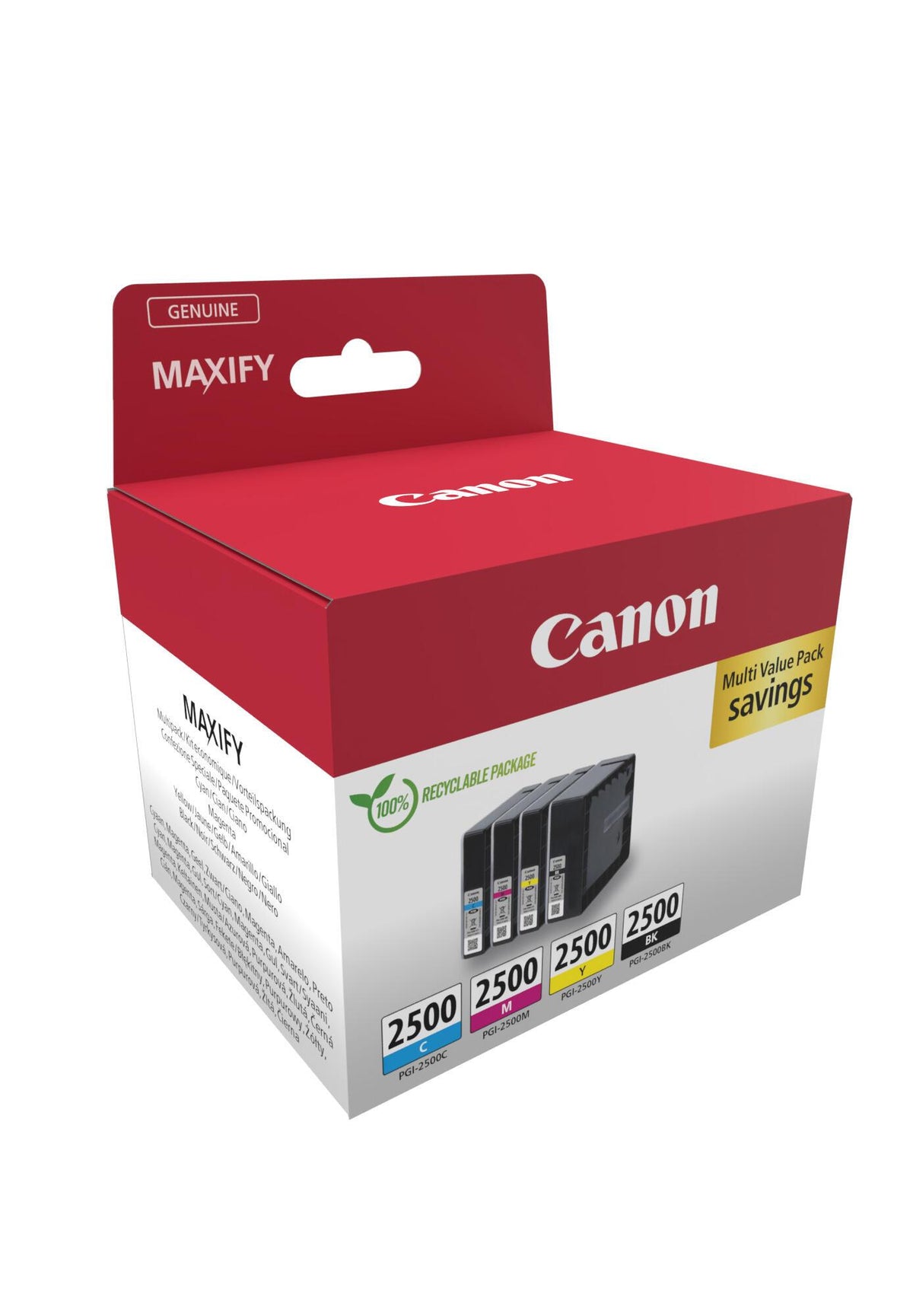 Canon Ink PGI-2500 / 9290B006 BK,C,M,e Standard - imagem 3