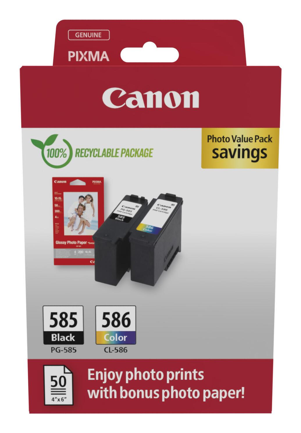 Canon Ink PG-585/CL-586 / 6205C004 BK,C,M,e Multipack - imagem 2