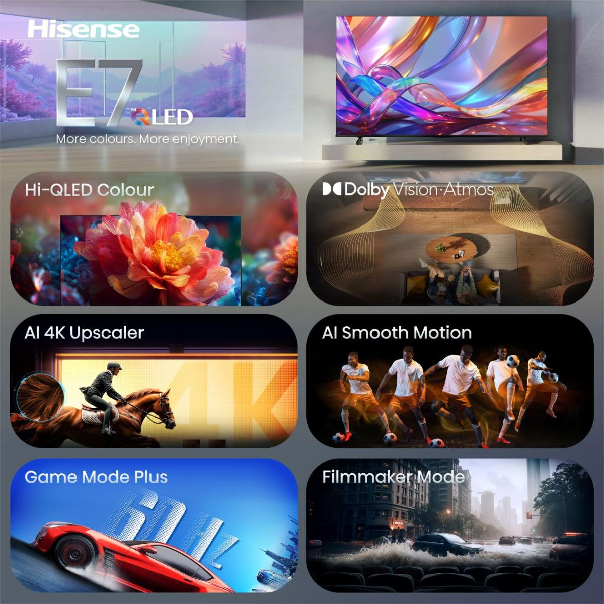 Televisão Hisense 43E7S - Hisense