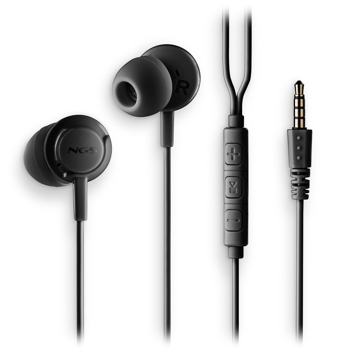 Auscultadores NGS Auricular Estéreo Cable JACK 3.5 Mm - imagem 7