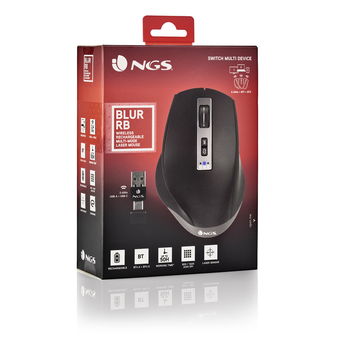 Rato Ngs Blur-rb Sem Fios multidispo. - imagem 11