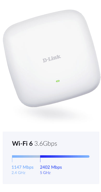 Ponto de Acesso D-Link DAP-X2850 Punto Acceso PoE AX3600 Wi-Fi6 - imagem 10