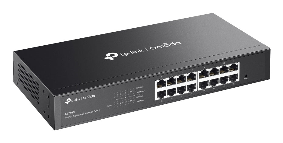 Bastidor TP-Link ES216G Switch 16xGbE Metal 1U - imagem 8