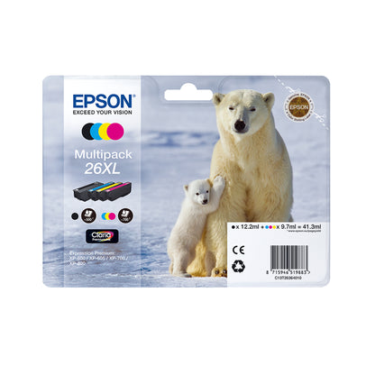 Epson Ink 26XL / C13T26364010 BK,C,M,e XL Multipack - imagem 4