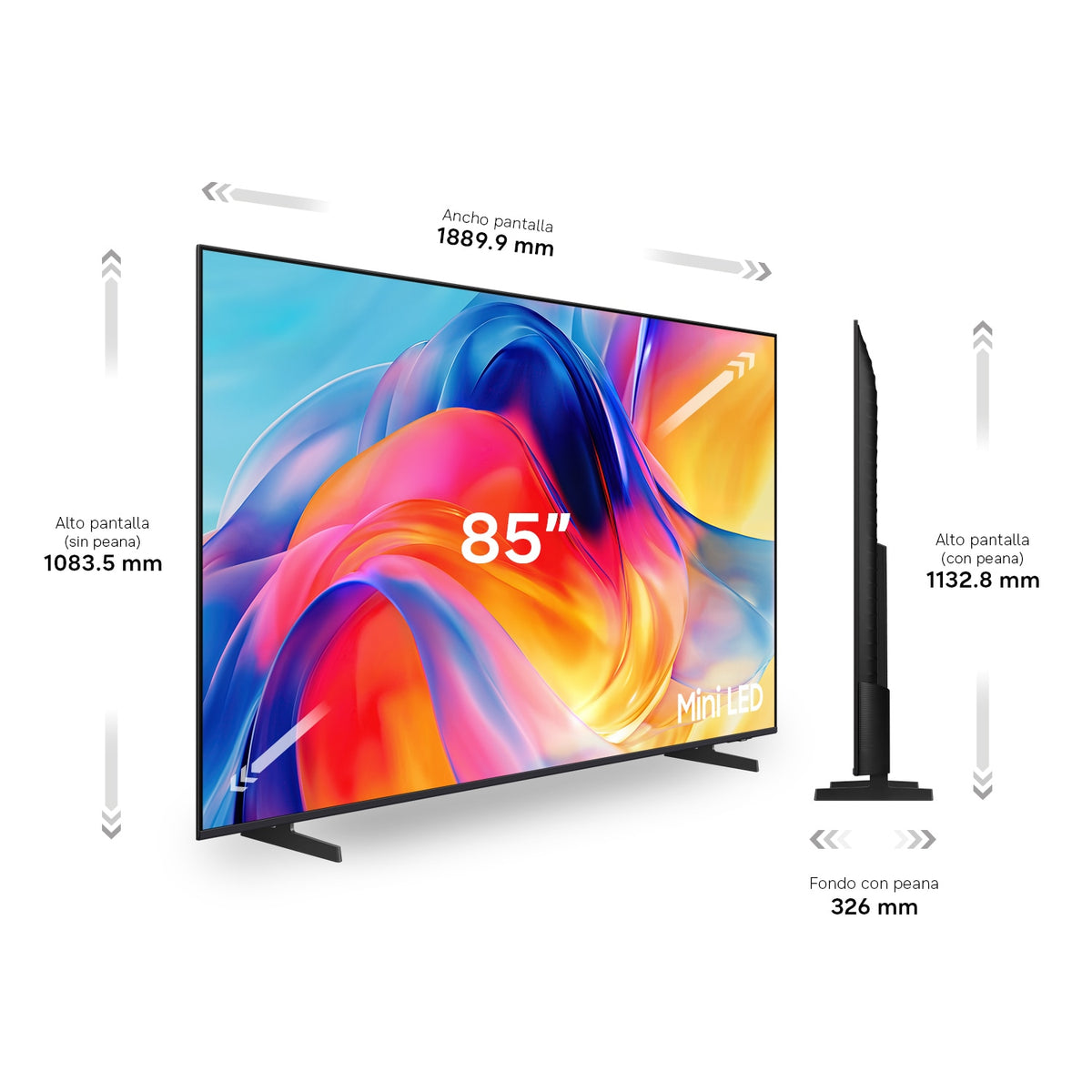 Televisão Samsung TV 85" TU85M73H UHD MINILED SMARTTV 120HZ - imagem 3
