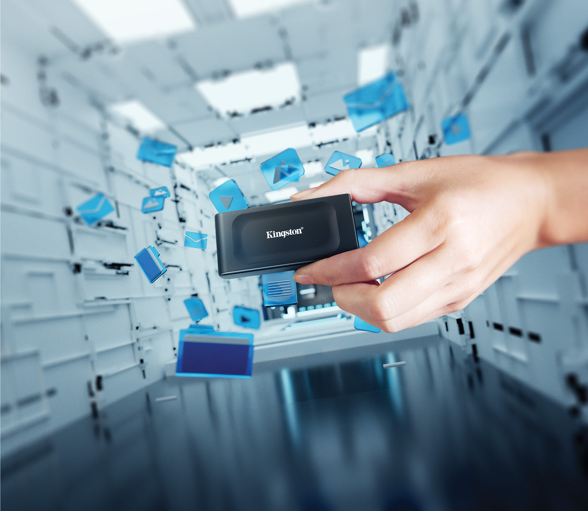 Disco SSD Kingston XS1000 portátil 1Tb USB 3.2 tipo-C - imagem 15