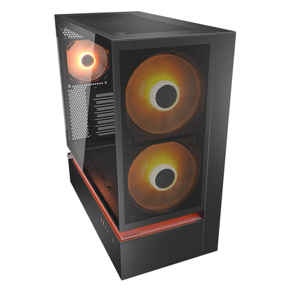 Caixa de Computador Cougar Caja Semitorre CFV235 Mesh preto - imagem 8