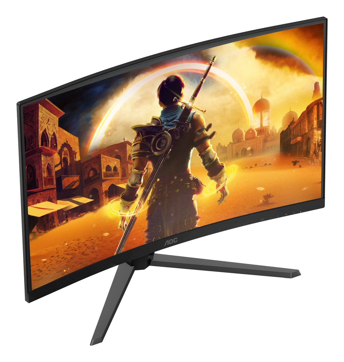 AOC C32G42ZE monitor curvo de jogos de 31,5" / Full HD / 0.3ms/ 240Hz/ VA / Preto
