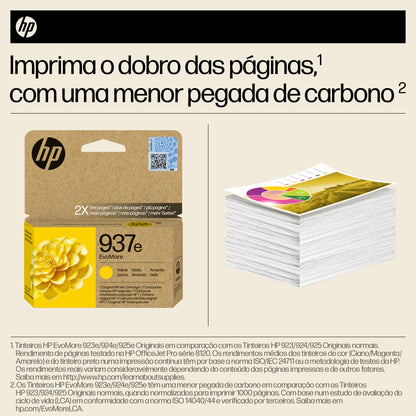 HP Ink 937E / 4S6W8NE amarelo XL - imagem 3