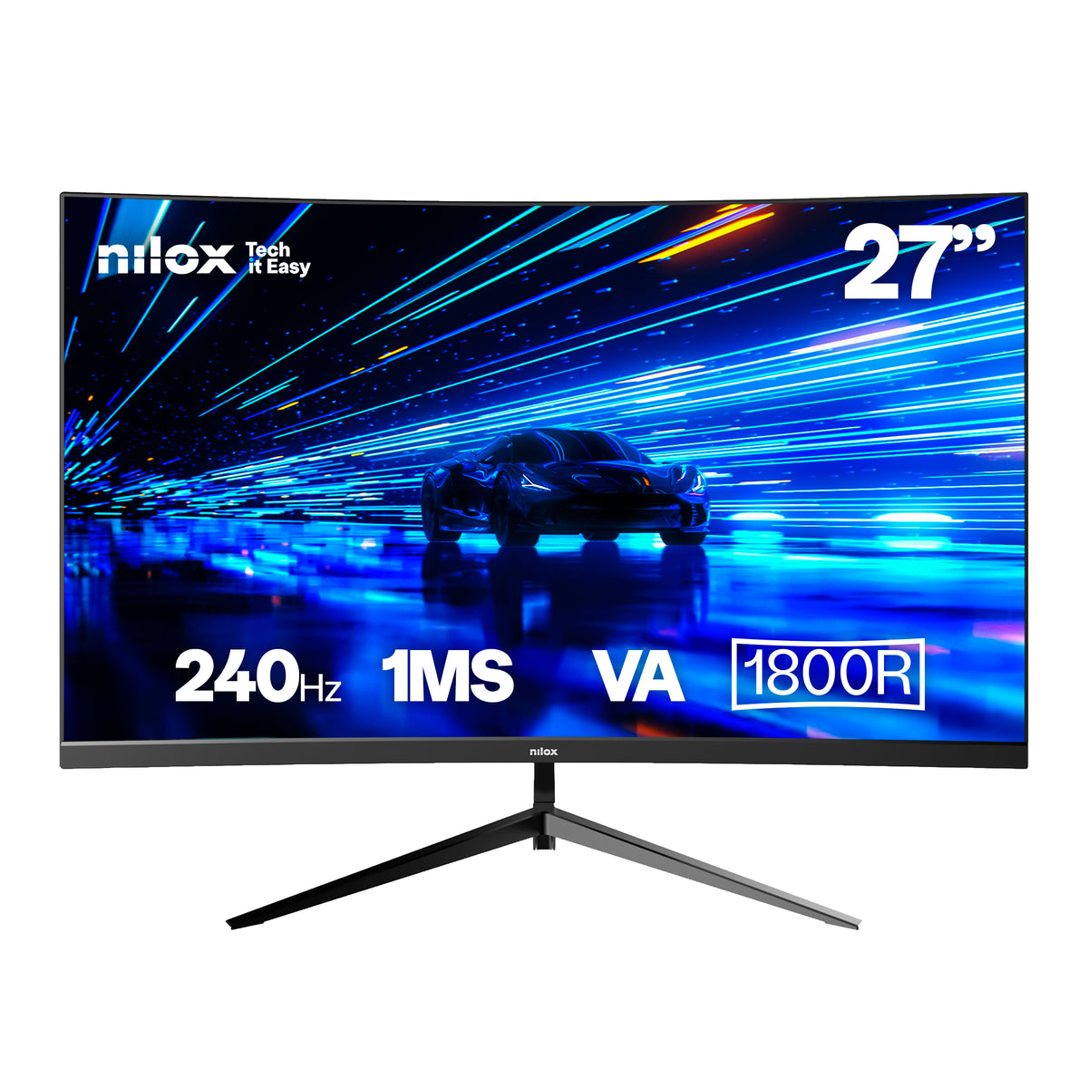Monitor Nilox NXM27CRV2402 27" 240Hz VA HDMI Curvo - imagem 3