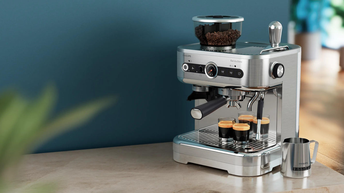 Máquina de Café Philips Barista Brew / PSA3228/01 cinzento - imagem 9