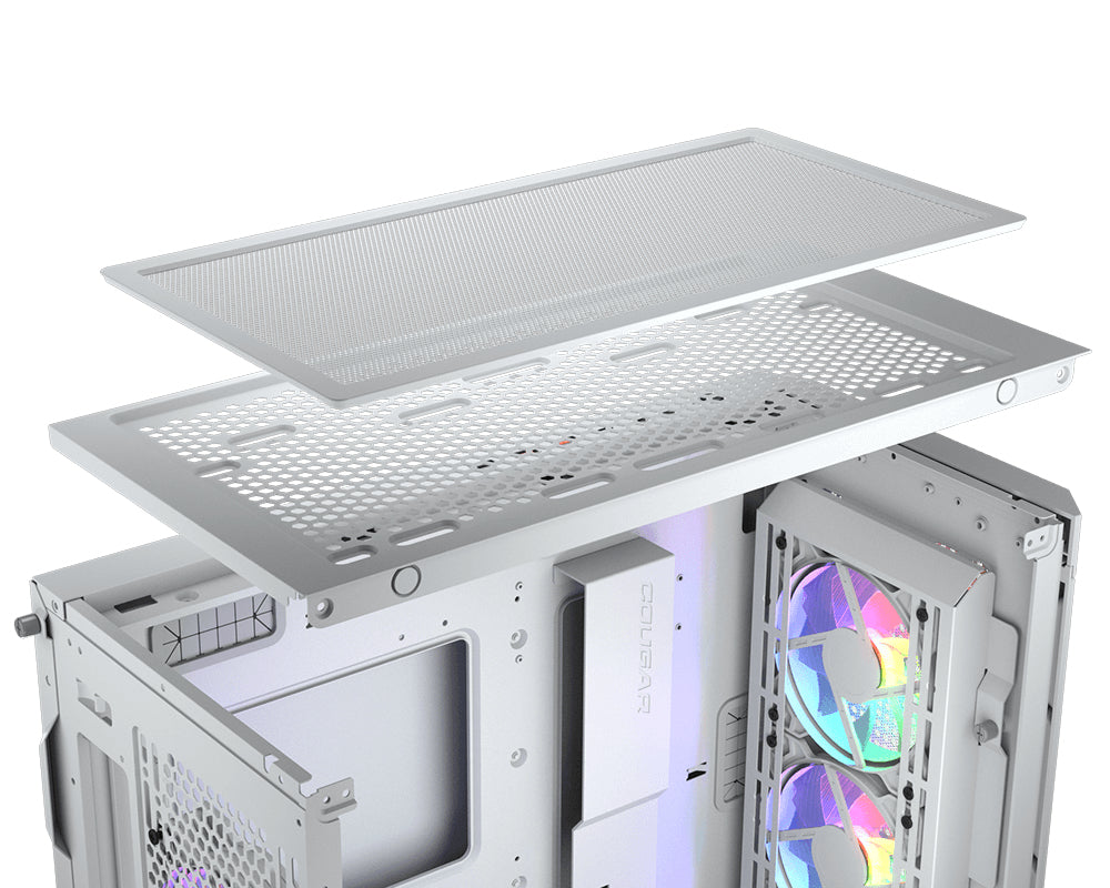 Caixa de Computador Cougar Caja Semitorre Airface Pro Rgb branco - imagem 23