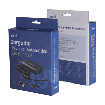 Carregador para Portátil iggual Universal automático CUA-6T-150W - imagem 9