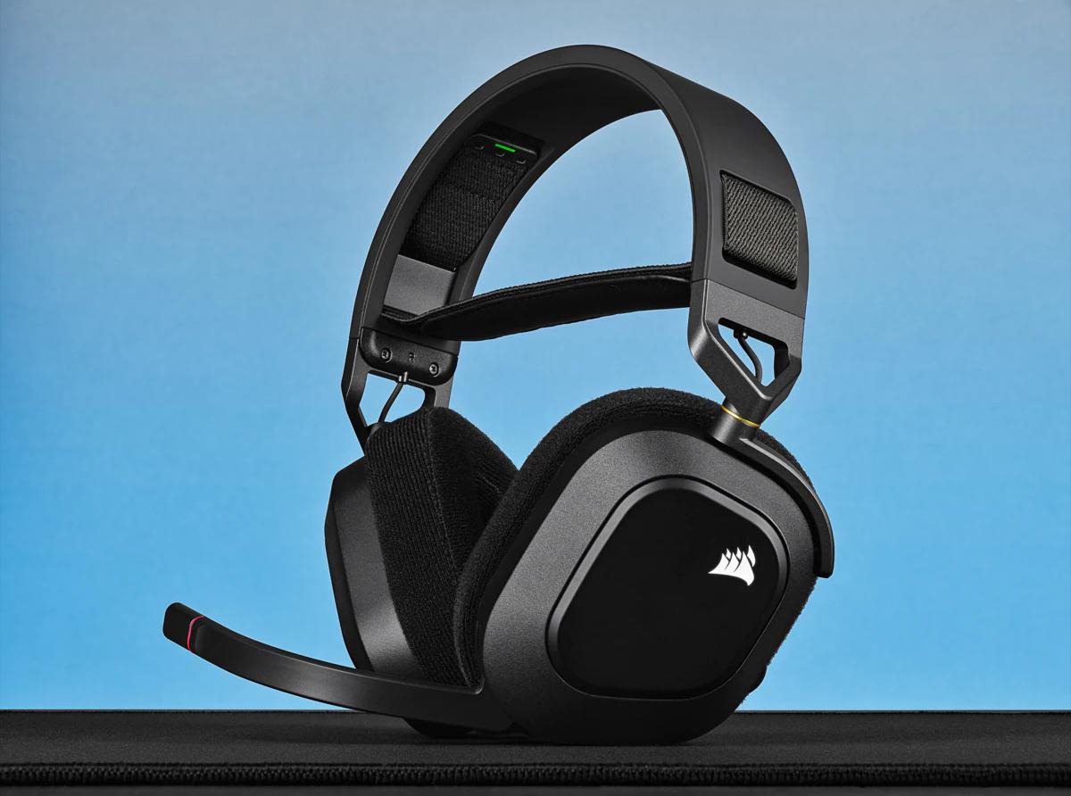 Auscultadores Corsair HS80 Sem fios / CA-9011235-EU preto - imagem 7