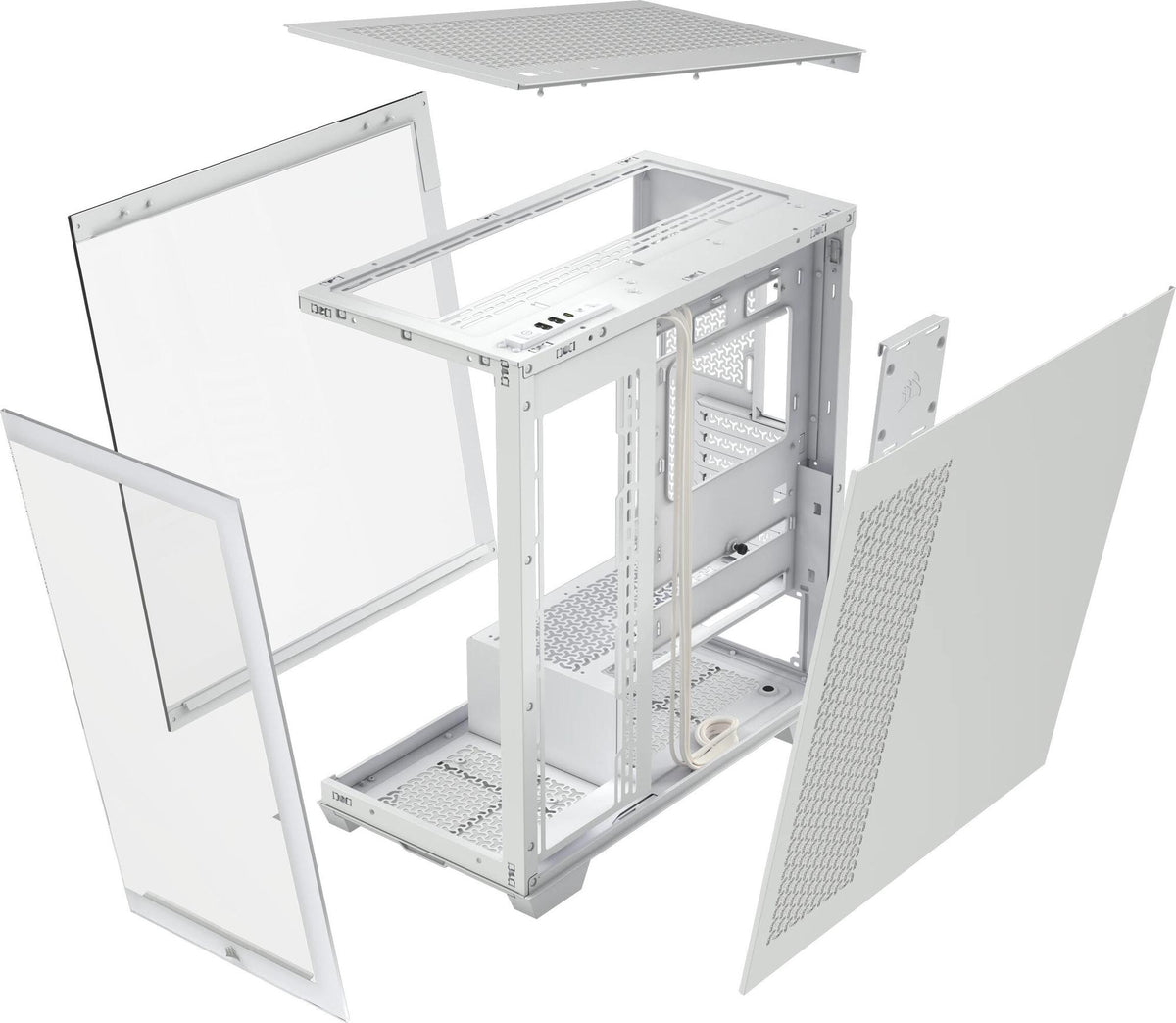 Caixa de Computador Corsair 3500X / CC-9011277-WW branco - imagem 6