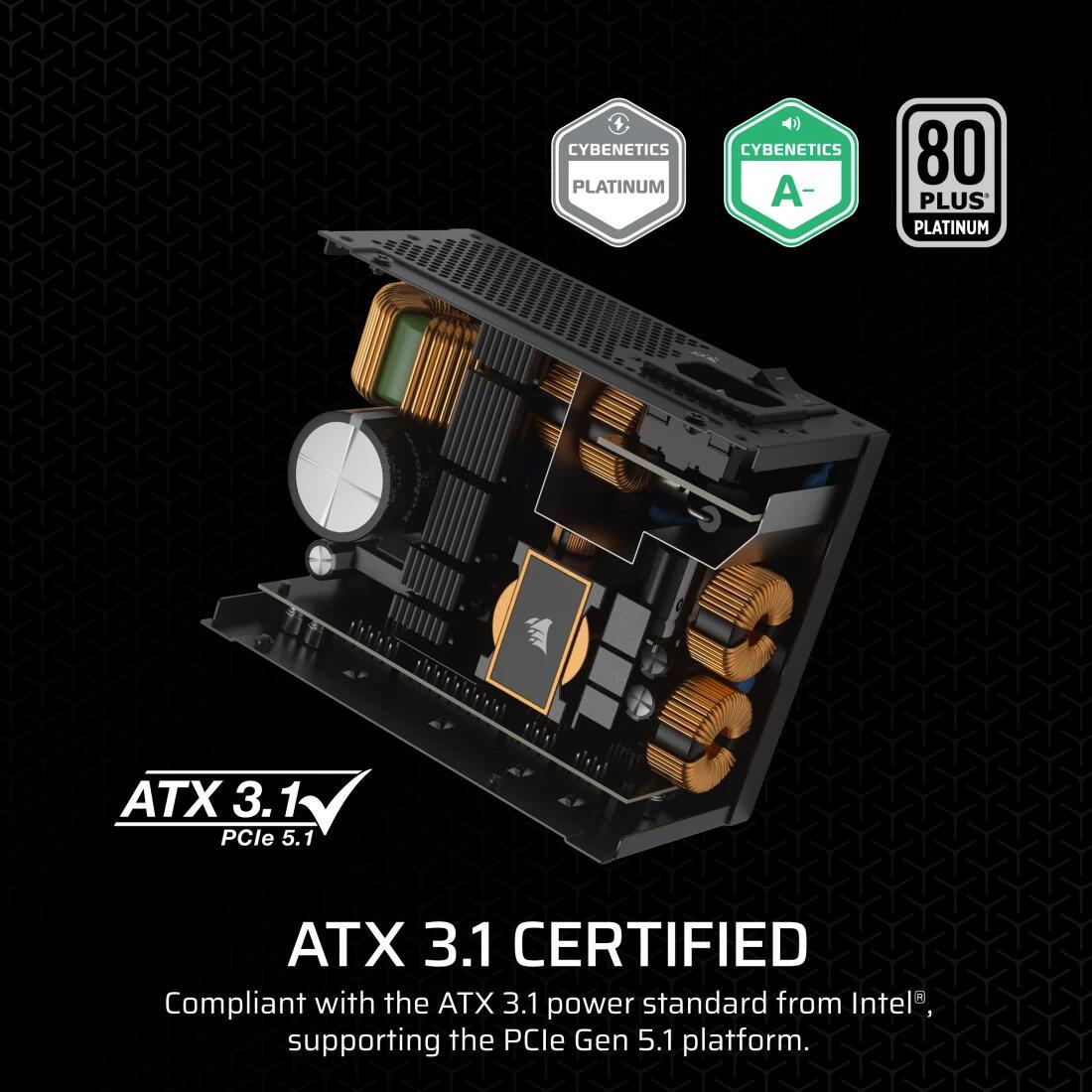 Fonte de Alimentação Corsair SF850 / CP-9020256-EU preto - imagem 3