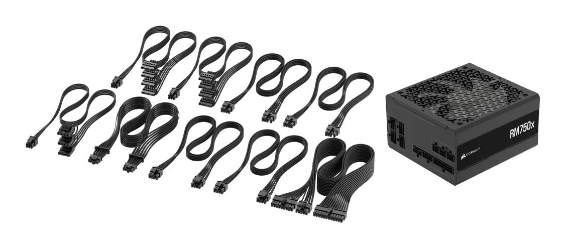 Fonte de Alimentação Corsair RMx 2024 RM750x 750W ATX 3.1 / CP-9020285-EU preto Standard - imagem 3