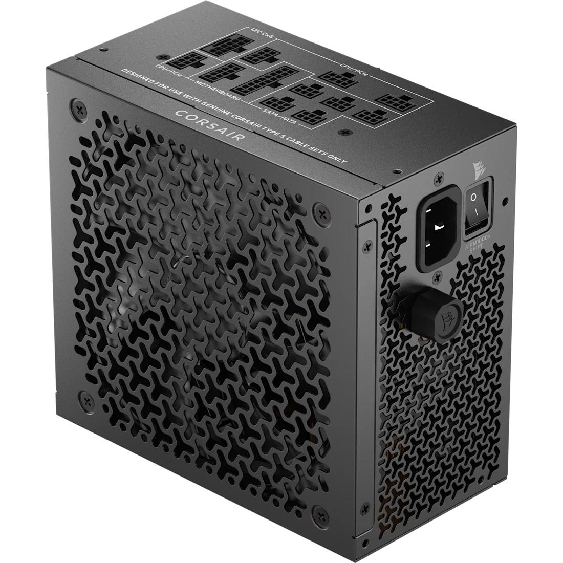 Fonte de Alimentação Corsair RM1000x Shift / CP-9020300-EU preto