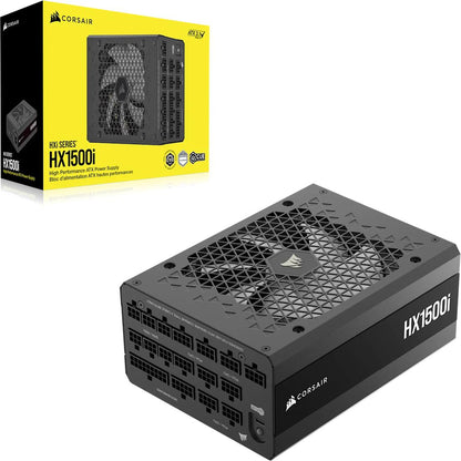 Fonte de alimentação Corsair HX1500i 1500W / CP-9020309-EU preto - imagem 2