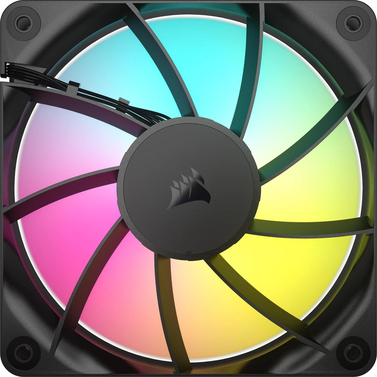 Ventoinha Corsair Fan RS120 ARGB / CO-9050181-WW preto 3-Pack - imagem 4