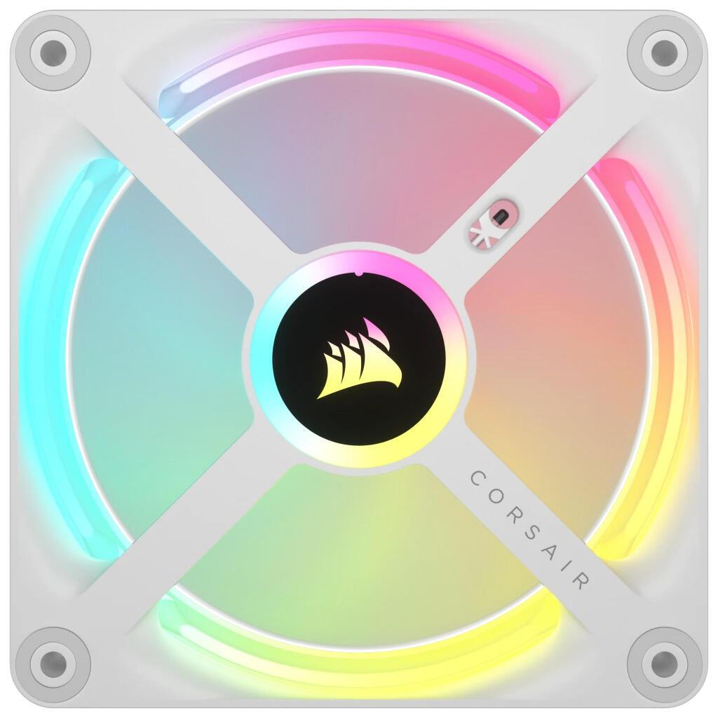 Ventoinha Corsair Fan iCUE LINK QX120 RGB / CO-9051005-WW branco - imagem 4