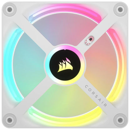 Ventoinha Corsair Fan iCUE LINK QX120 RGB / CO-9051005-WW branco - imagem 4