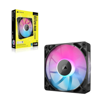 Ventoinha Corsair Fan iCUE LINK RX120 RGB / CO-9051017-WW preto - imagem 2