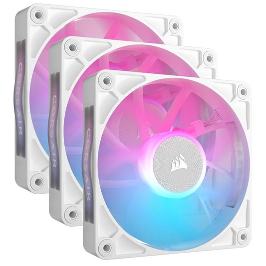 Ventoinha Corsair Fan RX120 RGB / CO-9051022-WW branco 3-Pack