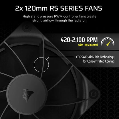Refrigeração Líquida Corsair NAUTILUS 240 / CW-9060088-WW preto L - imagem 3