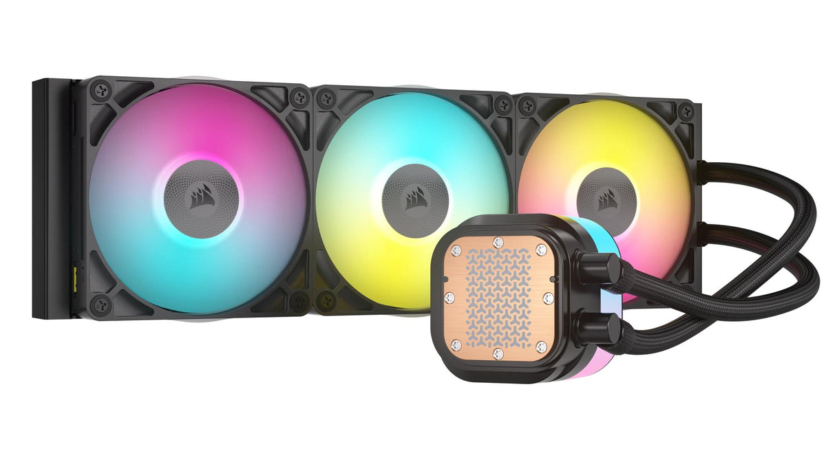Refrigeração Líquida Corsair iCUE LINK TITAN 360 RX RGB AIO / CW-9061018-WW preto XL - imagem 2