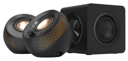 Coluna Creative Pebble X Plus / 51MF0495AA000 preto 3-Pack