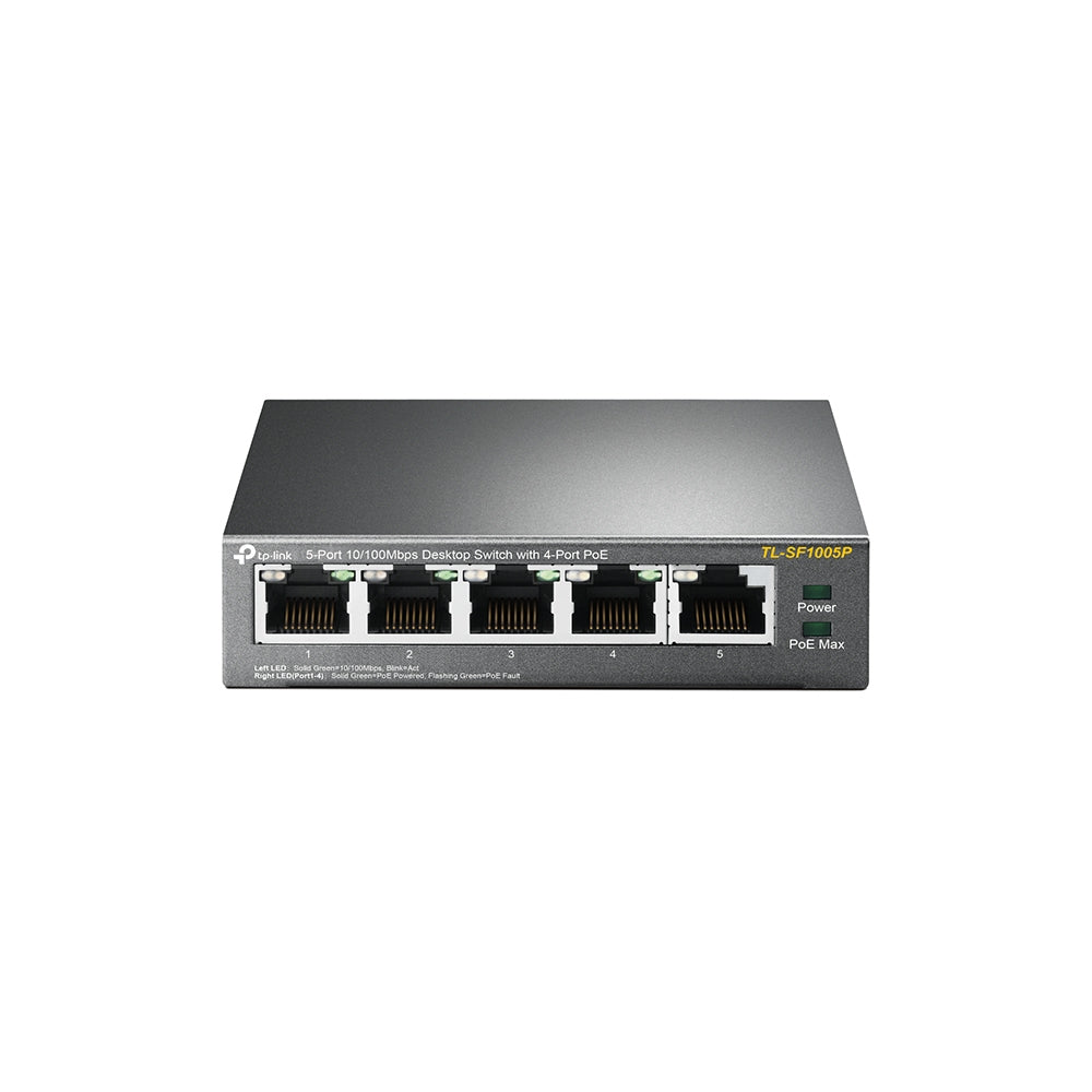 TP-Link TL-SF1005P 5 portas/ RJ-45 Switch PoE 10/100