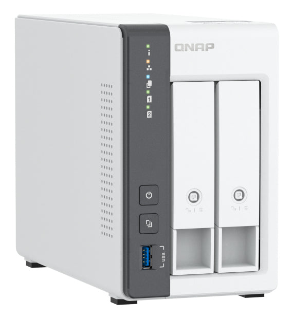 NAS QNAP TS-216G/ 2 baias 3,5"- 2,5"/ Formato 4GB DDR4/ torre