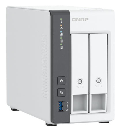 NAS QNAP TS-216G/ 2 baias 3,5"- 2,5"/ Formato 4GB DDR4/ torre