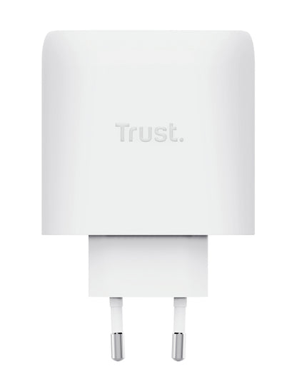 carregador de Pared GaN Trust Maxo 65W 26068/ 3xUSB Tipo-C/ 1xUSB/ Inclui cabo USB Tipo-C/ 65W