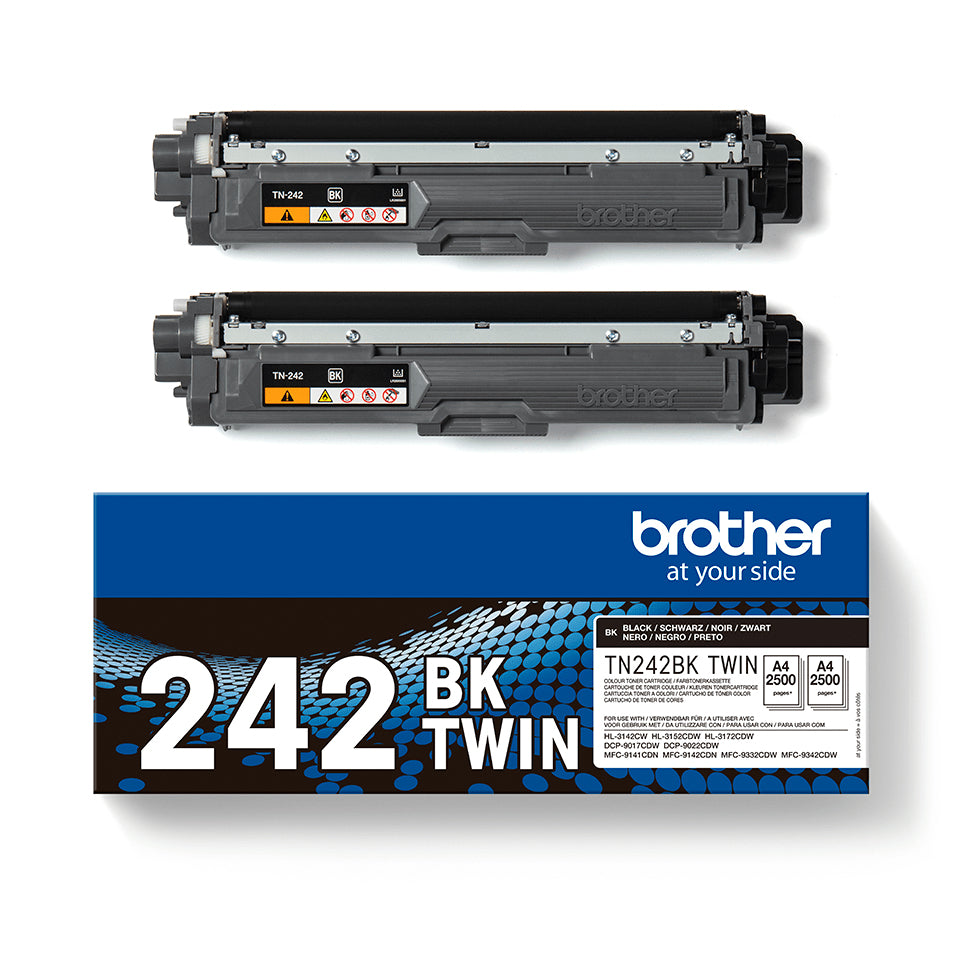 Brother Toner TN-242BKTWIN / TN242BKTWIN preto conjunto de 2 - imagem 7