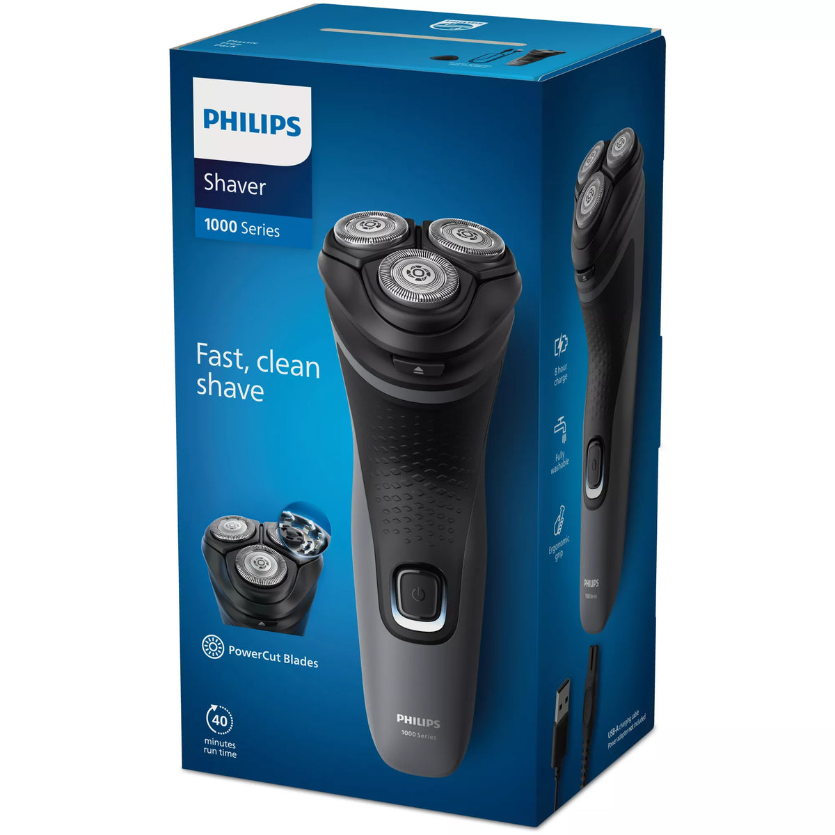 Máquina de Barbear Philips Série 1000 / S1142/00 preto, cinzento - imagem 3
