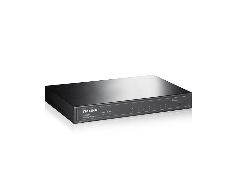 Switch de Rede TP-Link SG2008 JetStream Smart 8xGB - imagem 5