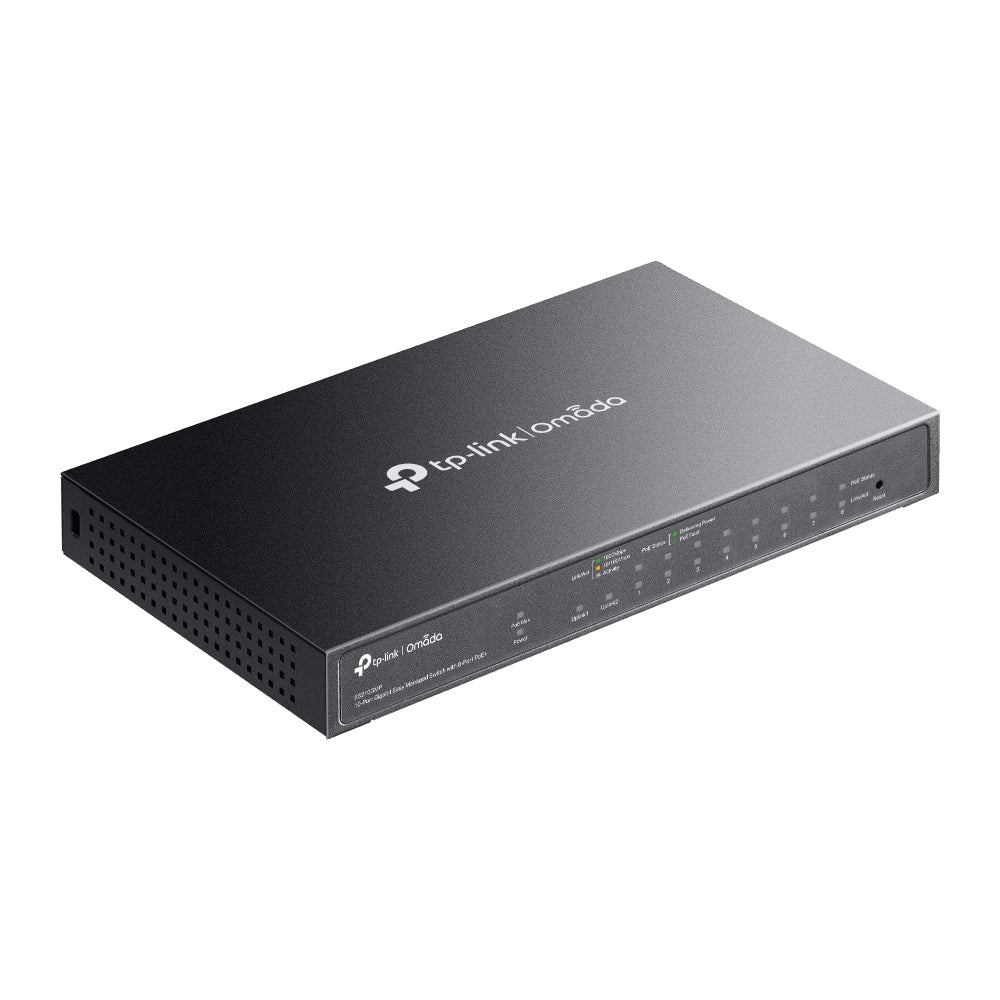 Switch de Rede TP-Link ES210GMP 8xG PoE+ 1xGbE 1xG-C 123W - imagem 6