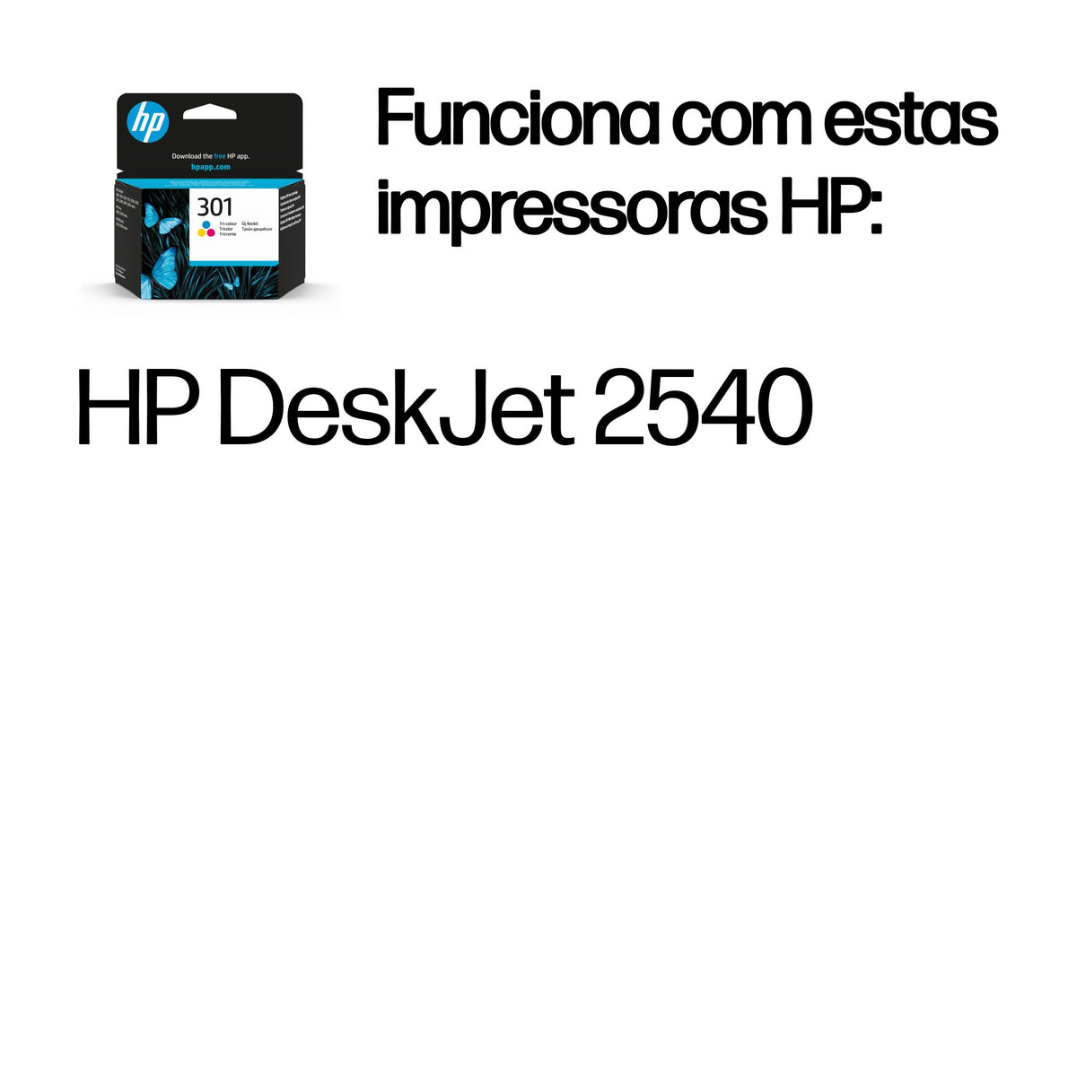 HP Ink 301 / CH562EE C,M,e Standard - imagem 3