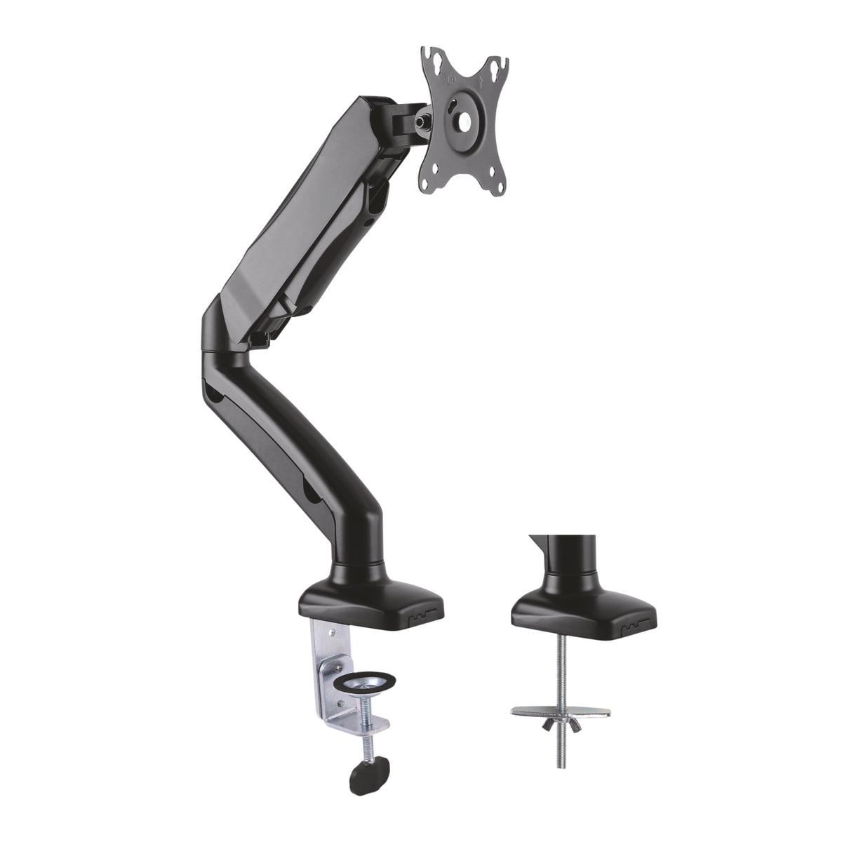 Suporte de mesa com contrapeso para monitor Aisens DT27TSR-043/ Girar/ Inclinar/ Até 9kg