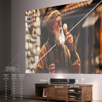 Projetor Hisense 4K Smart Laser Cinema PT1 GMG / 20016800 preto - imagem 6
