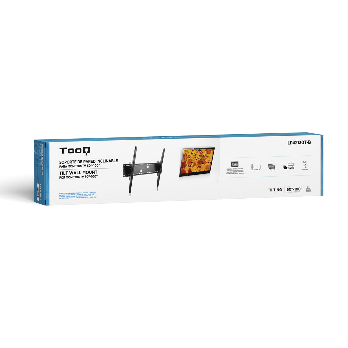 Suporte TV Tooq LP42130T-B 60-100" incli Máx 130Kg - imagem 11