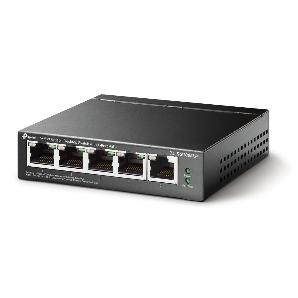 Switch de Rede TP-Link TL-SG1005LP 5xGb (4xPoE+) - imagem 5
