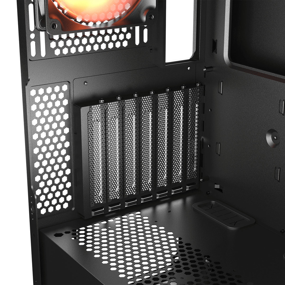 Caixa de Computador Cougar Caja Semitorre Airface Eco Rgb preto - imagem 18