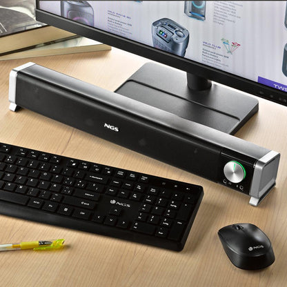 Coluna NGS Barra de Som PC Sem Fios 200W BT - imagem 13