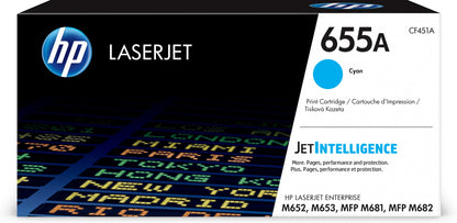 HP Toner 655A / CF451A Cyan Standard