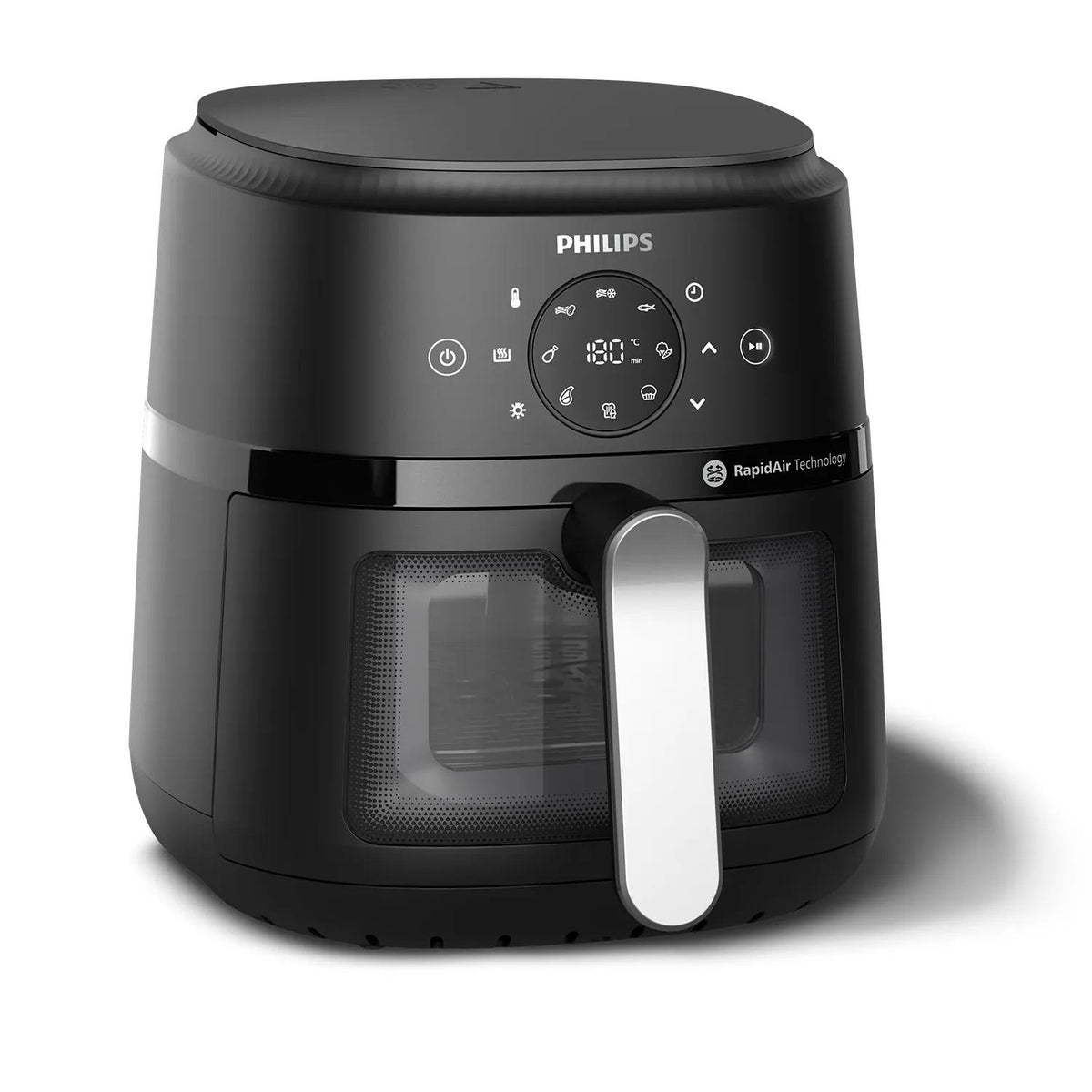 Fritadeira de Ar Philips Hot 2000 Série / NA221/00 preto, prateado
