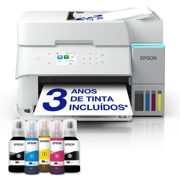 Impressora multifunções Epson Multifunções Ecotank ET-3956 Branco - imagem 2
